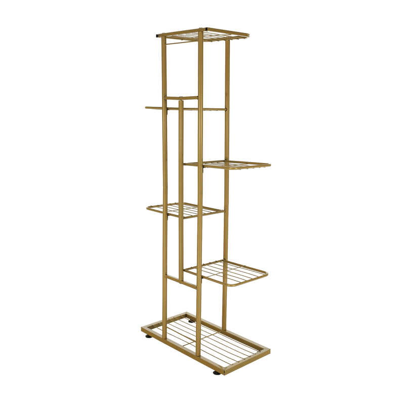 Casa si Gradina - Gradinarit si plante - Plante si ghivece - Ghivece si suporturi - Suport de flori metalic, auriu, BAMIR TIP 3 - Infinity.ro