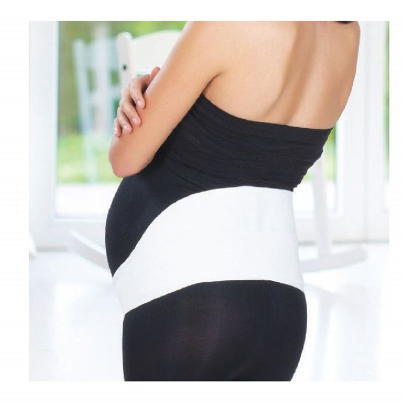 Jucarii, Copii si Bebe - Maternitate - Accesorii alaptare - Centura abdominala pentru sustinere prenatala BabyJem Pregnancy, negru, marime XL - Infinity.ro