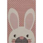 Casa si Gradina - Textile si covoare - Covoare - Covoare casa - Covor Merinos, Pastel Kids 20341 255-Pink, densitate 2.85 kg/m², grosime 13 mm, 28800 noduri pe m², 80 x 150 cm - Infinity.ro