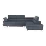 Casa si Gradina - Mobilier - Canapele si coltare - Coltare - Coltar cu spatiu pentru depozitare, gri inchis, dreapta, BUTON R - Infinity.ro