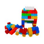 Jucarii, Copii si Bebe - Jucarii si jocuri - Seturi de constructie si cuburi - Cuburi si caramizi - Cuburi constructii in rucsac, 320 piese/570 g - Infinity.ro