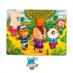 Jucarii, Copii si Bebe - Jucarii si jocuri - Jocuri si puzzle - Puzzle - Puzzle din lemn, in drum spre scoala - Infinity.ro