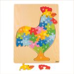 Jucarii, Copii si Bebe - Jucarii si jocuri - Jocuri si puzzle - Puzzle - Puzzle educativ din lemn, Cocos - Infinity.ro