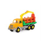 Jucarii, Copii si Bebe - Jucarii si jocuri - Vehicule si jucarii cu telecomanda - Masinute - Camion cu lemne, gigant, 47 x 16 x 26 cm - Infinity.ro