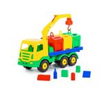 Jucarii, Copii si Bebe - Jucarii si jocuri - Vehicule si jucarii cu telecomanda - Masinute - Masina salubrizare si containere, SuperTruck, Wader, 42 x 16 x 25 cm - Infinity.ro