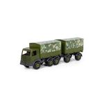 Jucarii, Copii si Bebe - Jucarii si jocuri - Vehicule si jucarii cu telecomanda - Utilaje constructie de jucarie - Camion militar cu prelata si remorca, 71 x 16 x 22 cm - Infinity.ro