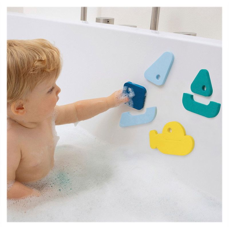 Jucarii, Copii si Bebe - Jucarii si jocuri - Jocuri si puzzle - Puzzle - Puzzle de baie, barcute colorate, 8 piese - Infinity.ro