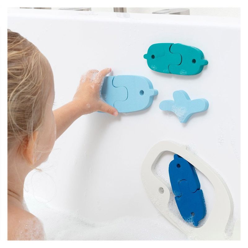 Jucarii, Copii si Bebe - Jucarii si jocuri - Jocuri si puzzle - Puzzle - Puzzle de baie, balene si pestisori, 11 piese - Infinity.ro