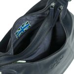 Fashion, accesorii si bijuterii - Femei - Accesorii femei - Genti si rucsacuri femei - Geanta de dama din piele naturala, The Chesterfield Brand, Jolie, de umar, bleumarin - Infinity.ro