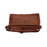 Fashion, accesorii si bijuterii - Femei - Accesorii femei - Genti si rucsacuri femei - Geanta de dama din piele naturala, The Chesterfield Brand, Elsa, de umar, maro inchis - Infinity.ro