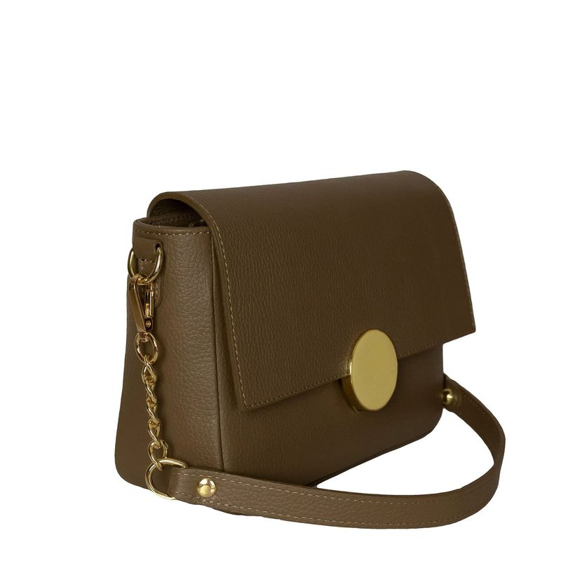 Fashion, accesorii si bijuterii - Femei - Accesorii femei - Genti si rucsacuri femei - Geanta dama din piele naturala, model 20, cappucino - Infinity.ro