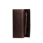Fashion, accesorii si bijuterii - Femei - Accesorii femei - Portofele femei - Portofel dama din piele naturala, The Chesterfield Brand, Dahlia, cu protectie anti scanare RFID, Maro inchis - Infinity.ro