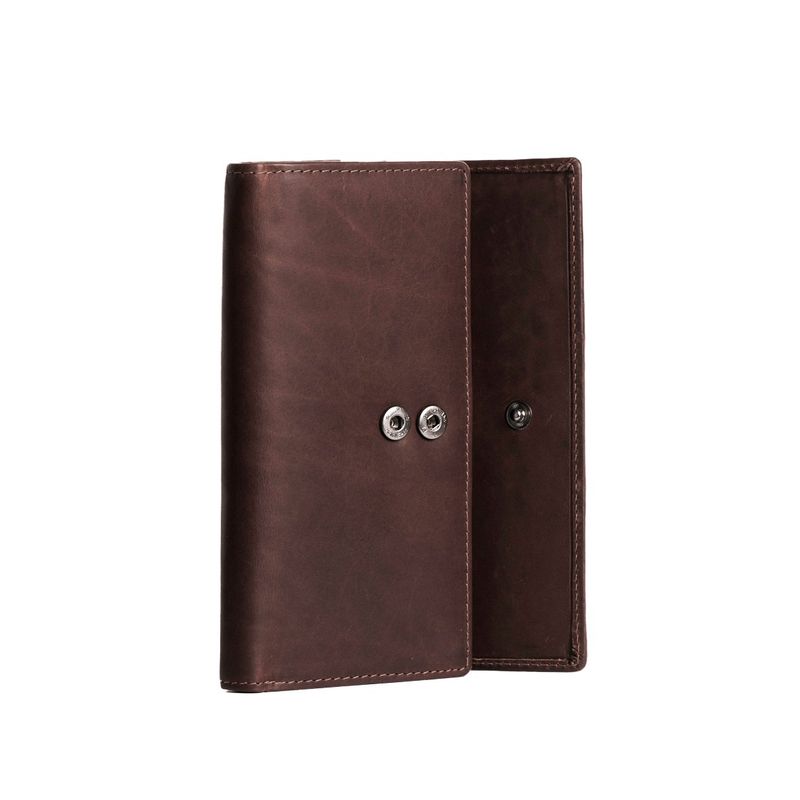 Fashion, accesorii si bijuterii - Femei - Accesorii femei - Portofele femei - Portofel dama din piele naturala, The Chesterfield Brand, Dahlia, cu protectie anti scanare RFID, Maro inchis - Infinity.ro