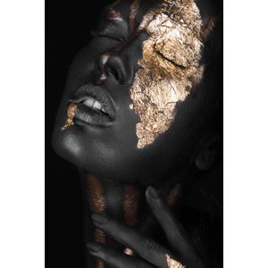 Fototapet, autocolant, Make-up auriu 6, 150 x 205 cm