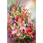 Casa si Gradina - Decoratiuni - Tapet - Autocolant, Flori 46, 135 x 225 cm - Infinity.ro