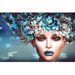 Casa si Gradina - Decoratiuni - Tapet - Autocolant, Abstract cap femeie 2, 220 x 135 cm - Infinity.ro