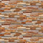 Casa si Gradina - Decoratiuni - Tapet - Autocolant, Zid piatra maro, 220 x 135 cm - Infinity.ro
