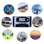 Casa si Gradina - Electrice - Panouri solare si accesorii - Accesorii panouri solare - Controler pentru panou solar MPPT, Pro Sun, ecran LCD, 12/24 V, 60 A - Infinity.ro