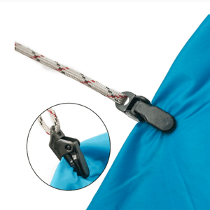 Set 10 clesti prindere tip crocodil pentru corturi/verande, CRT, Tent Pro, negru