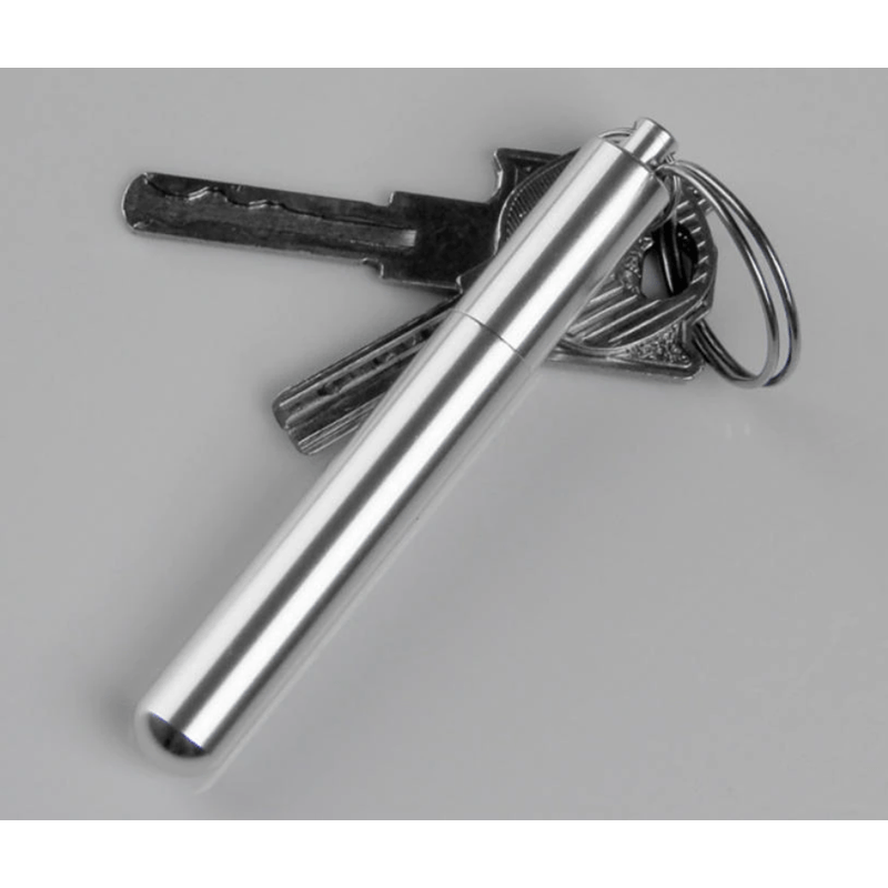 Sport si Outdoor - Camping - Bucatarie de camping - Vesela camping - Set 6 scobitori metalice tip breloc, diferite forme , CRT, Healthy Teeth, Argintiu - Infinity.ro