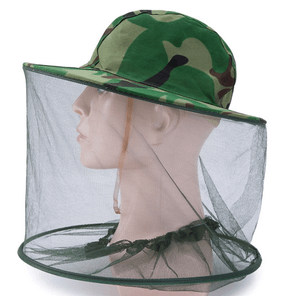 Palarie cu plasa impotriva tantarilor, CRT, Stop Mosquitoes, pentru cap, verde