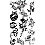 Fashion - Pentru femei - Accesorii pentru femei - Tatuaj temporar 13 imagini mini, CRT, pro tatoo, rezistent la apa, 10.5 x 6 cm - Infinity.ro