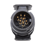 Auto si Moto - Piese auto si accesorii - Caroserie - Sisteme de tractare - Adaptor priza carlig remorca de la 13 la 7 pini, CRT, Pro Light, negru - Infinity.ro