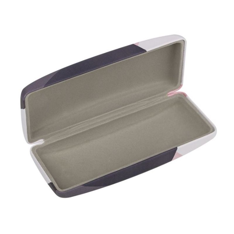 Fashion, accesorii si bijuterii - Barbati - Accesorii barbati - Ochelari de soare barbati - Toc pentru ochelari, CRT, Premium Glass, rigid, 16 x 4 x 7 cm, cu forme geometrice, multicolor - Infinity.ro