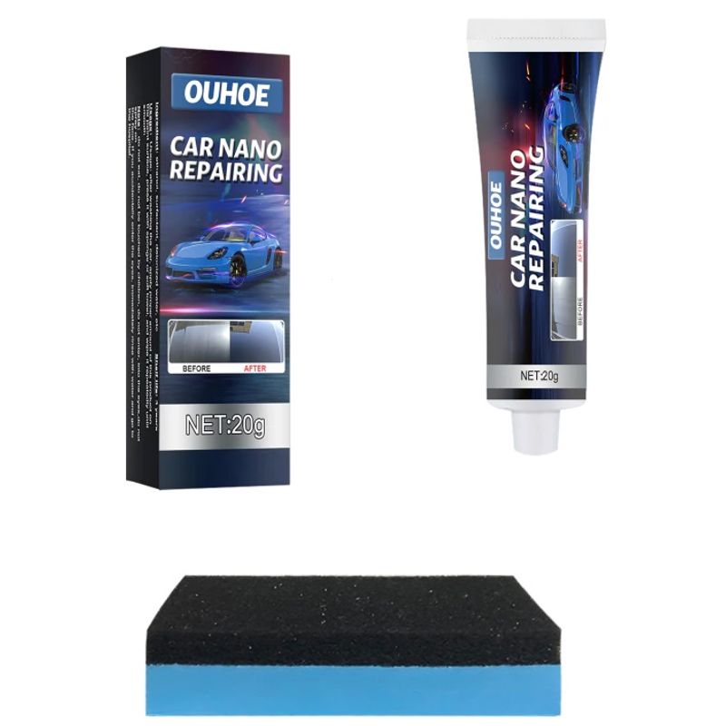 Auto si Moto - Intretinere auto - Masini de polisat si accesorii - Solutie pentru intretinere exterior auto, CRT OUHOE, pe baza de ceara, cu efect de polish, 20 g - Infinity.ro