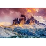 Casa si Gradina - Decoratiuni - Tapet - Fototapet de perete, autoadeziv si lavabil, Piscuri in nori de foc, 400 x 250 cm - Infinity.ro