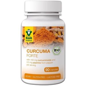 Turmeric forte, bio 500 mg, Raab, 90 capsule