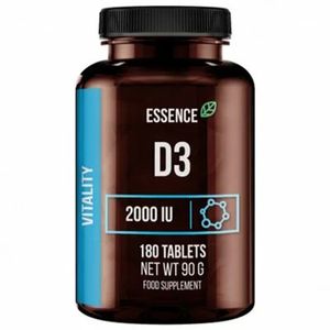 Vitamina D3 2000, UI Essence, 180 tablete