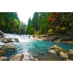 Casa si Gradina - Decoratiuni - Tapet - Fototapet, autocolant, Cascada 54 Cascada de pe rau, 250 x 200 cm - Infinity.ro