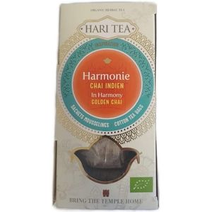 Ceai premium, Hari Tea in harmony golden chai , bio, 10 plicuri