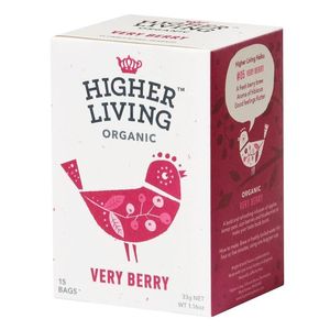 Ceai Higher Living, fructe, Very Berry, bio 15 plicuri