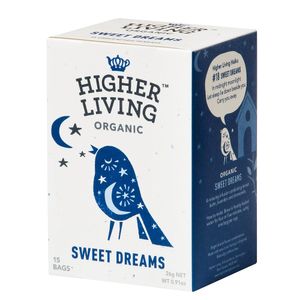 Ceai Higher Living, roinita, lavanda si musetel Sweet Dreams, 15 plicuri