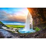 Casa si Gradina - Decoratiuni - Tapet - Fototapet, Cascada 49 Cascada la apus de soare, 250 x 200 cm - Infinity.ro