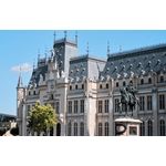 Casa si Gradina - Decoratiuni - Tapet - Fototapet de perete, autoadeziv si lavabil, City 76 Palatul culturii Iasi, 200 x 150 cm - Infinity.ro