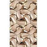 Casa si Gradina - Decoratiuni - Tapet - Fototapet de perete, autoadeziv si lavabil, Abstract 3D auriu, 135 x 225 cm - Infinity.ro