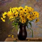 Casa si Gradina - Decoratiuni - Tapet - Fototapet, Buchet de flori galbene, 350 x 200 cm - Infinity.ro