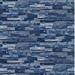 Casa si Gradina - Decoratiuni - Tapet - Fototapet, autocolant, Zid piatra subtire albastra, 400 x 250 cm - Infinity.ro
