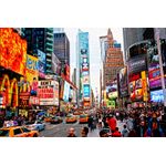Casa si Gradina - Decoratiuni - Tapet - Fototapet, autocolant, Ziua in Time Square, 250 x 200 cm - Infinity.ro