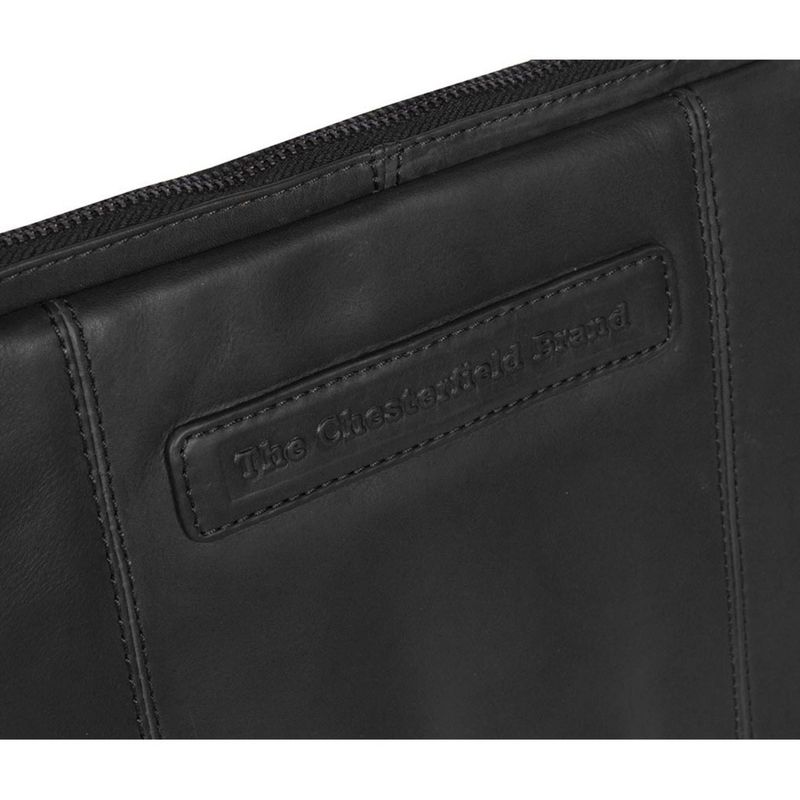 Carti si Birotica - Birotica - Accesorii de birou - Mape si dosare - Mapa The Chesterfield Brand pentru acte si tableta, din piele naturala neagra, Ray - Infinity.ro
