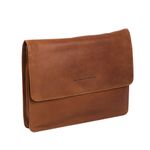 Carti si Birotica/Birotica/Accesorii de birou/Mape si dosare - Mapa The Chesterfield Brand pentru acte si tableta, din piele naturala maro coniac, Ivery - Infinity.ro