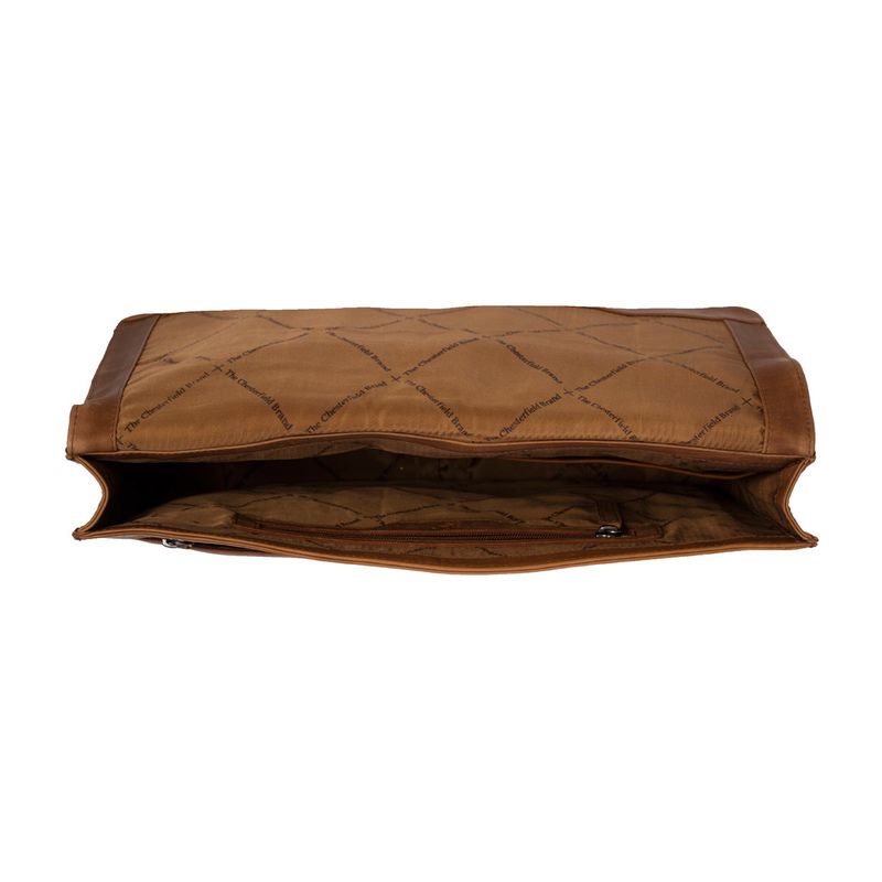 Carti si Birotica/Birotica/Accesorii de birou/Mape si dosare - Mapa The Chesterfield Brand pentru acte si tableta, din piele naturala maro coniac, Ivery - Infinity.ro