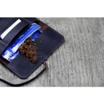 Fashion, accesorii si bijuterii/Barbati/Accesorii barbati/Portofele barbati - Portofel pentru tutun, din piele naturala, Klondike, maro inchis - Infinity.ro