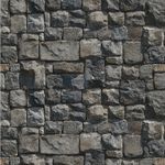 Casa si Gradina - Decoratiuni - Tapet - Fototapet, Zid piatra patrat gri, 200 x 150 cm - Infinity.ro