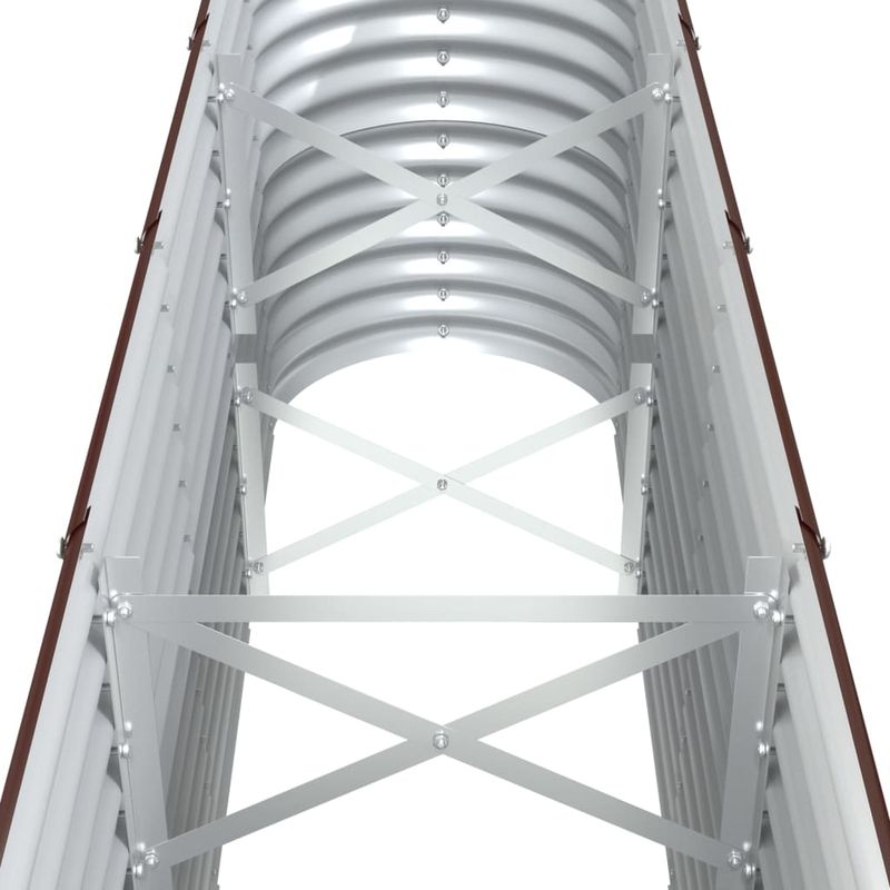 Casa si Gradina - Gradinarit si plante - Plante si ghivece - Ghivece si suporturi - Jardiniera, otel vopsit electrostatic, 332 x 40 x 68 cm, maro - Infinity.ro