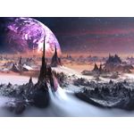 Casa si Gradina - Decoratiuni - Tapet - Fototapet, Univers, iarna cosmica, 220 x 135 cm - Infinity.ro