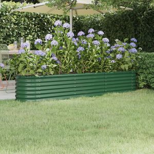Jardiniera gradina, otel vopsit electrostatic, 224 x 40 x 36 cm